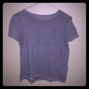 basic grey tee